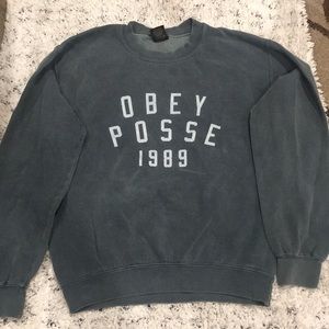 Obey Posse 1989 crew neck